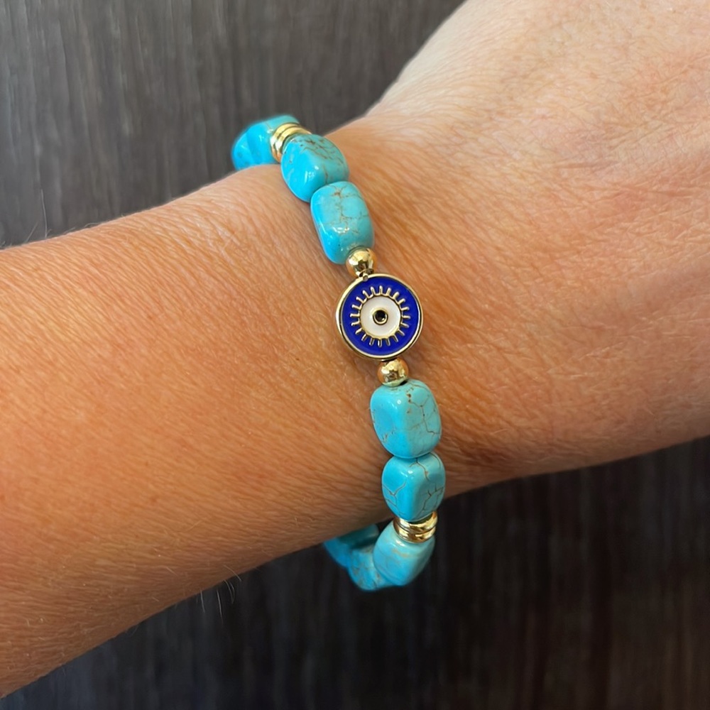 Evil 🧿 Eye Beaded Bracelet-Handmade